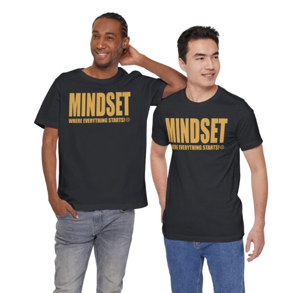 Mindset Trademarked T-Shirt (Old Gold Logo) - Image 115