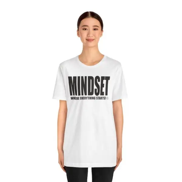 Mindset Trademarked T-Shirt (Black Logo) - Image 11