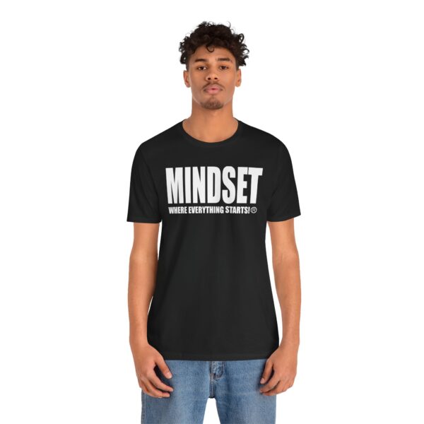 Mindset Trademarked T-Shirt (White Logo) - Image 12