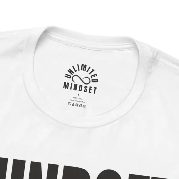 Mindset Trademarked T-Shirt (Black Logo) - Image 9