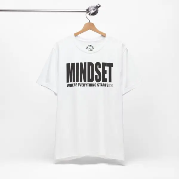 Mindset Trademarked T-Shirt (Black Logo) - Image 7