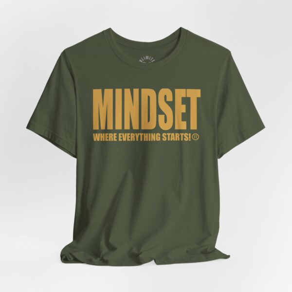 Mindset Trademarked T-Shirt (Old Gold Logo) - Image 117