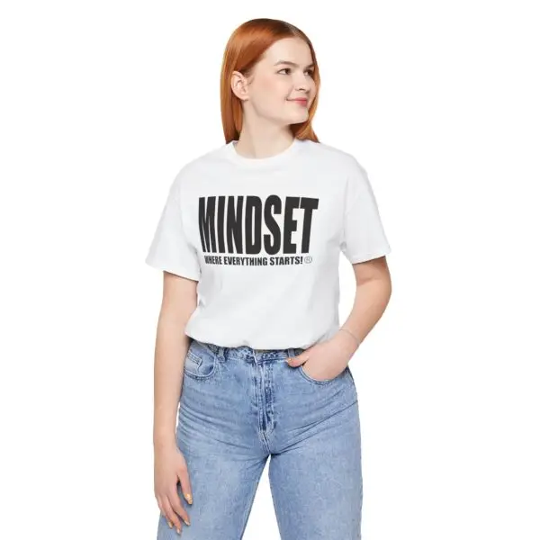 Mindset Trademarked T-Shirt (Black Logo) - Image 18