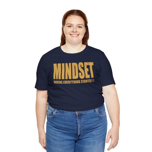 Mindset Trademarked T-Shirt (Old Gold Logo) - Image 189