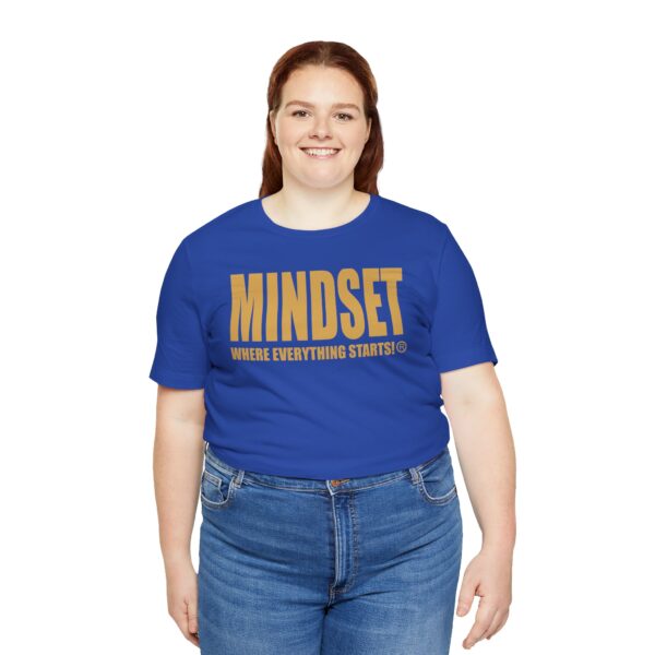 Mindset Trademarked T-Shirt (Old Gold Logo) - Image 160