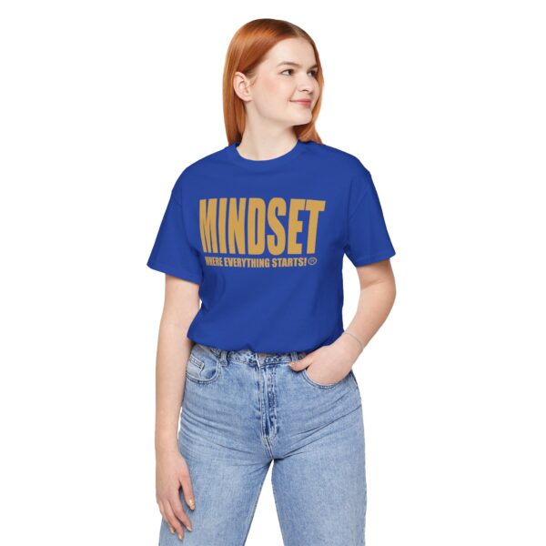 Mindset Trademarked T-Shirt (Old Gold Logo) - Image 163