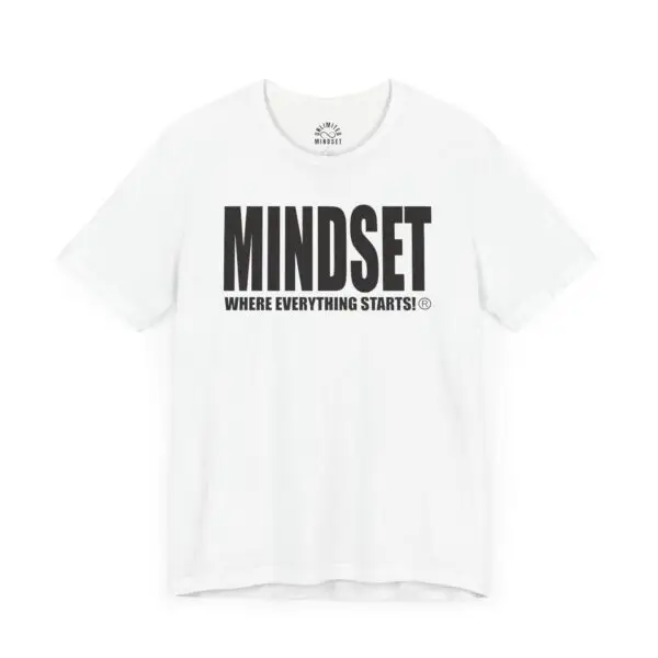 Mindset Trademarked T-Shirt (Black Logo) - Image 4