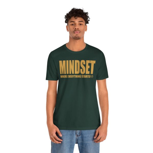 Mindset Trademarked T-Shirt (Old Gold Logo) - Image 12