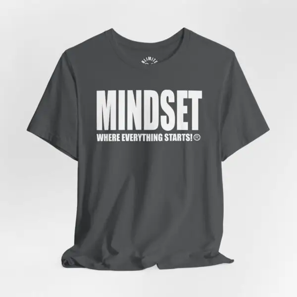 Mindset Trademarked T-Shirt (White Logo) - Image 10