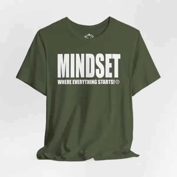 Mindset Trademarked T-Shirt (White Logo) - Image 5