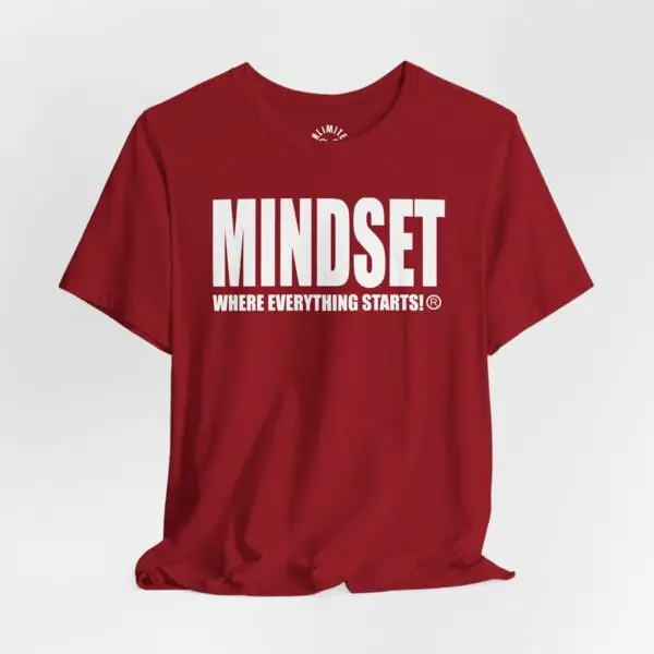 Mindset Trademarked T-Shirt (White Logo) - Image 13