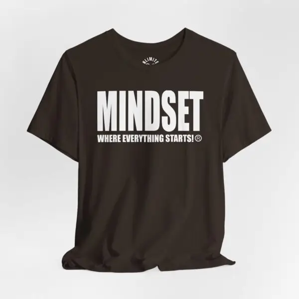 Mindset Trademarked T-Shirt (White Logo) - Image 3