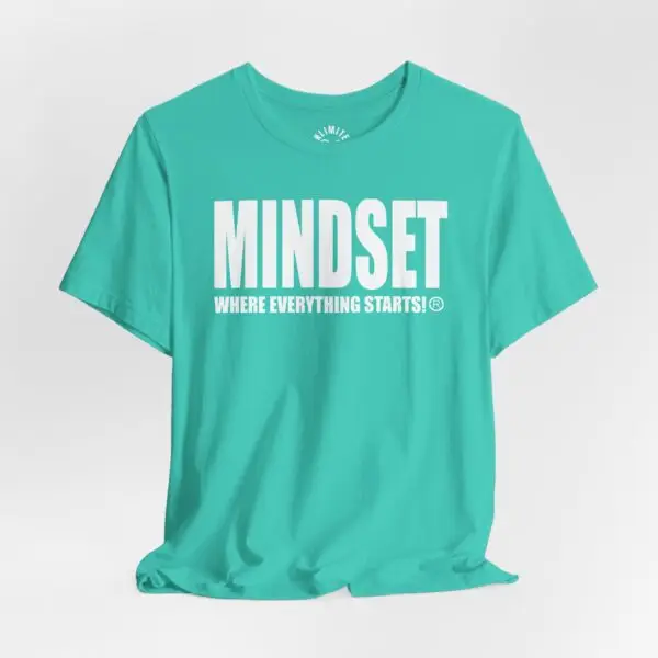 Mindset Trademarked T-Shirt (White Logo) - Image 6